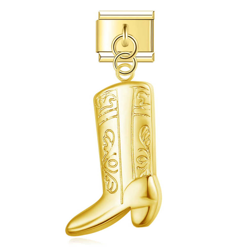 Cowboy Boot Pendant Charm