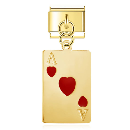 Ace Card Pendant Charm