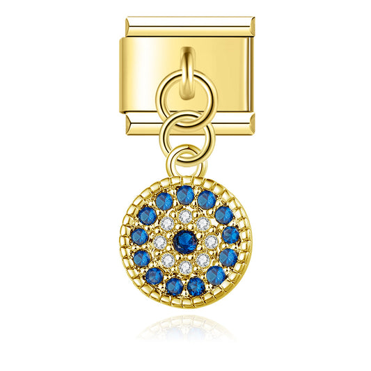 Glitter Eye Pendant Charm