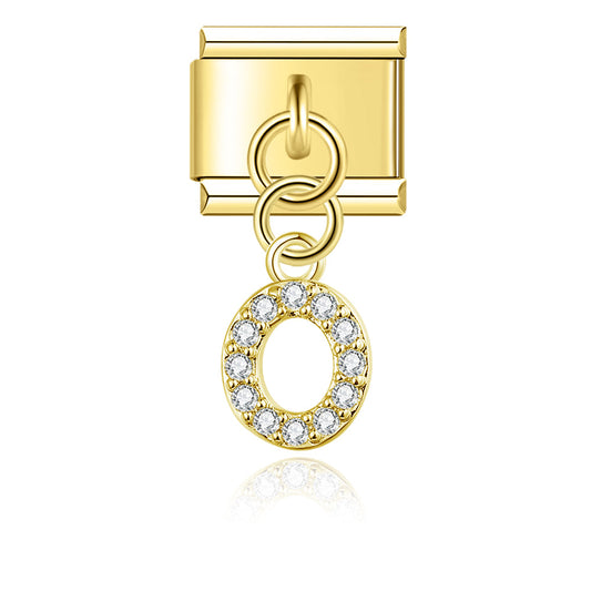 Glitter O Pendant Charm