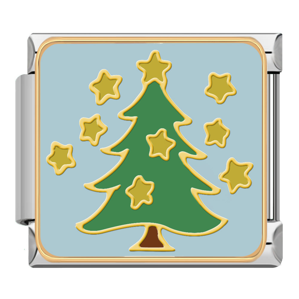 Christmas Tree with Stars Charm