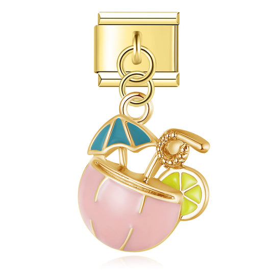 Drink Pendant Necklace Charm