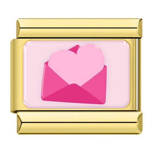 Pink Love Letter Charm