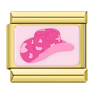 Pink Cowboy Hat Charm