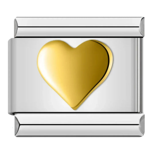 Golden Heart Charm