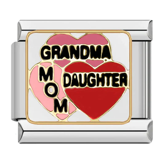 Grandma Mom Daughter Charm