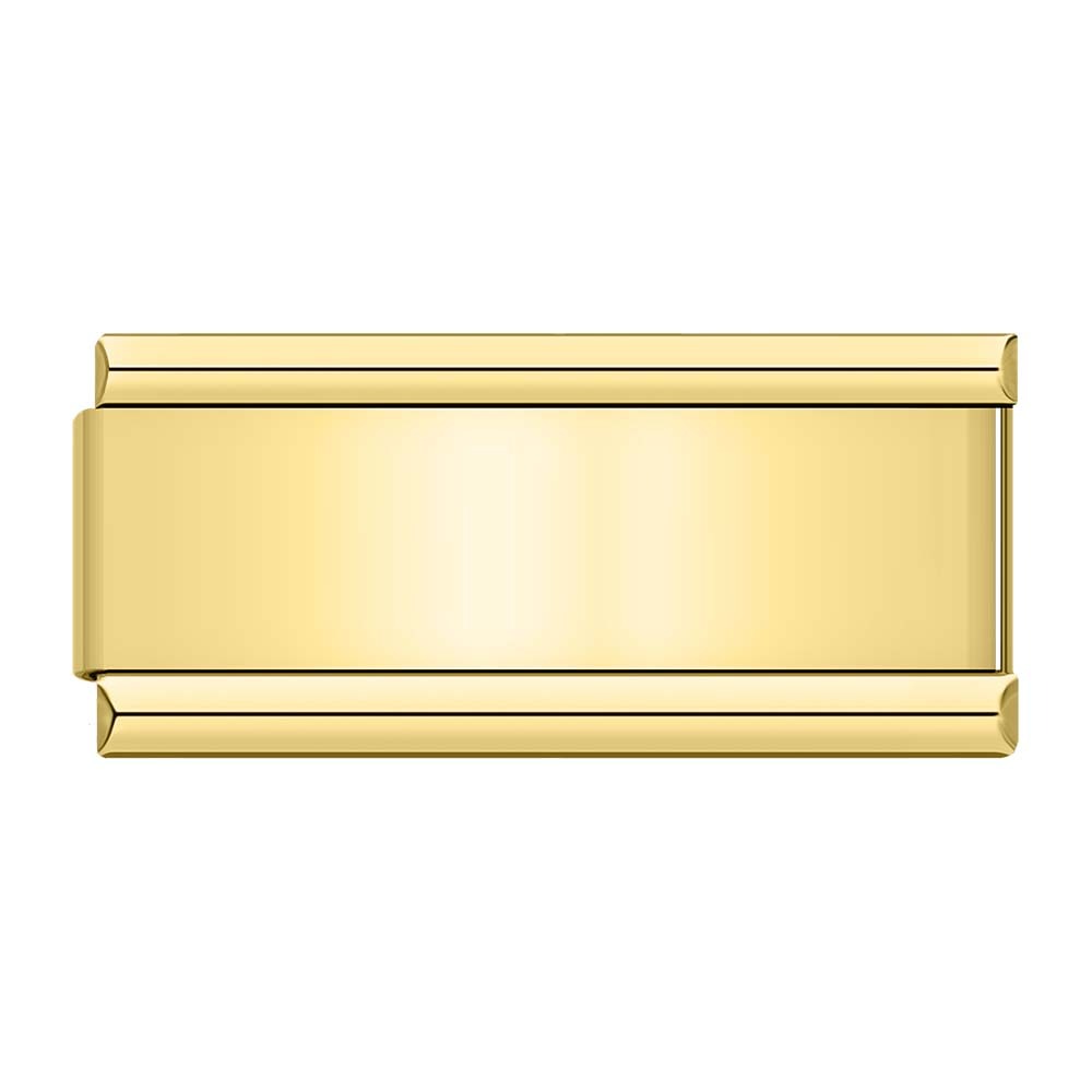 Gold Double Customizable Charm