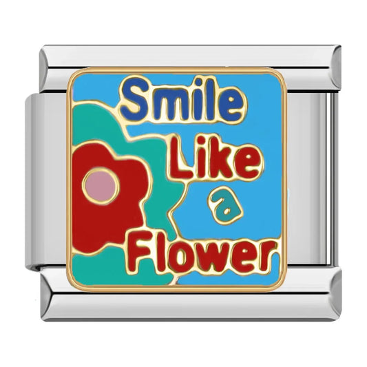Smile Like a Flower Charm