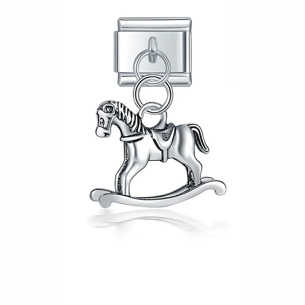 Rocking Horse Pendant Charm