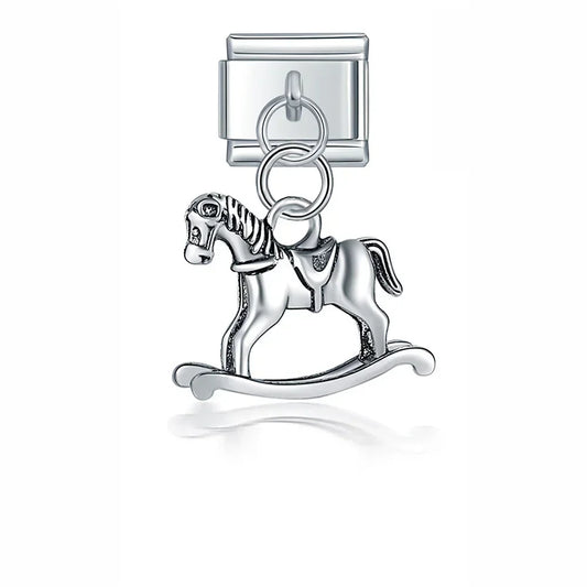 Rocking Horse Pendant Charm