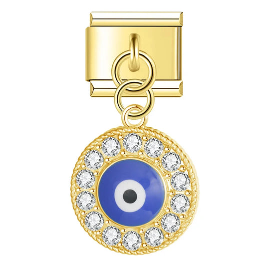 Hanging Glitter Eye Charm