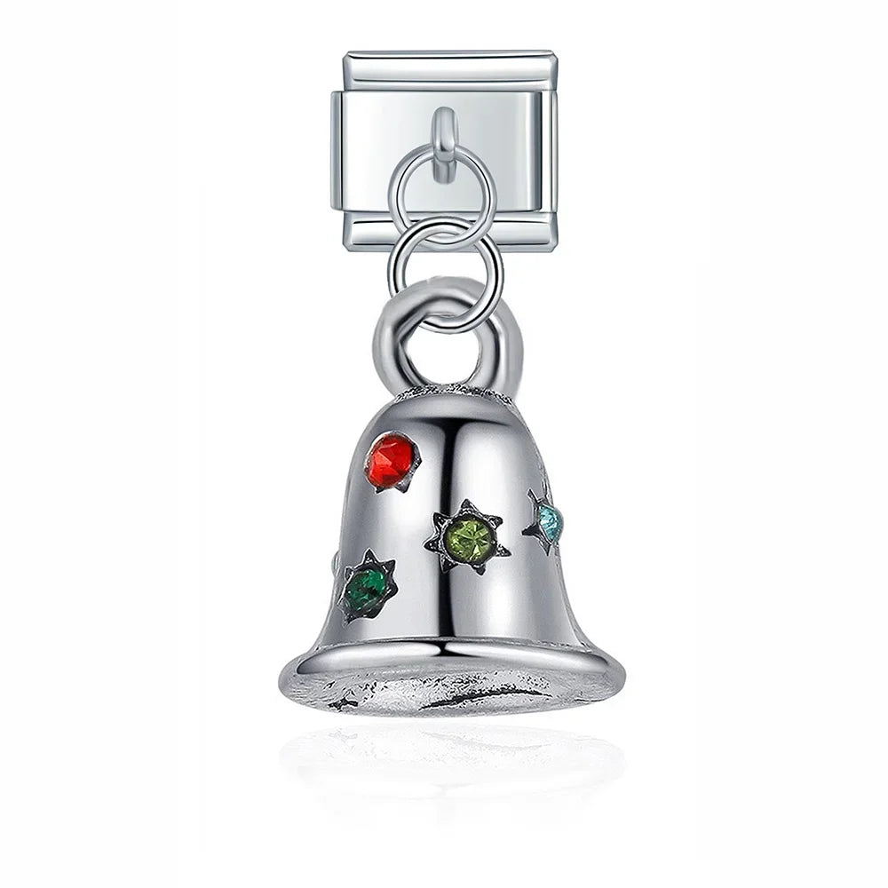 Silver Bell Charm