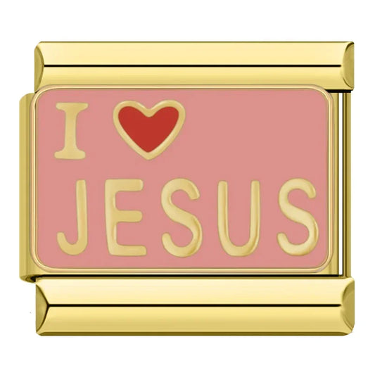 I Love Jesus Charm