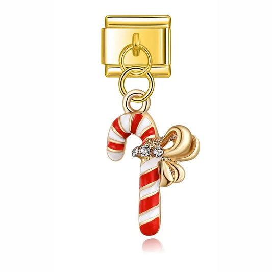 Candy Cane Pendant Charm