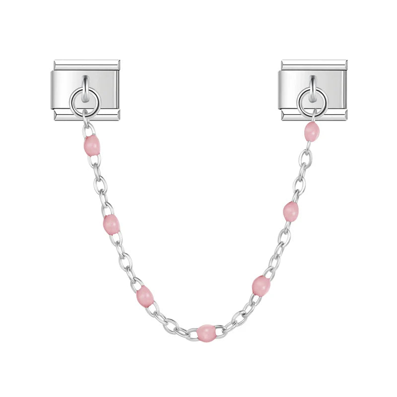Orange Stone with Gold Frame Charm