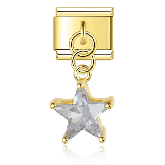 Glitter Star Pendant Charm