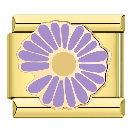 Purple Daisy Charm