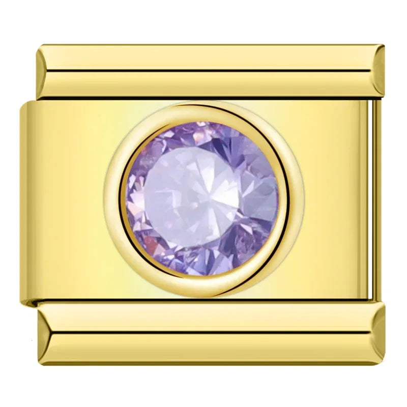 Purple Stone Charm