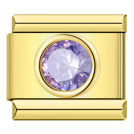 Purple Stone Charm