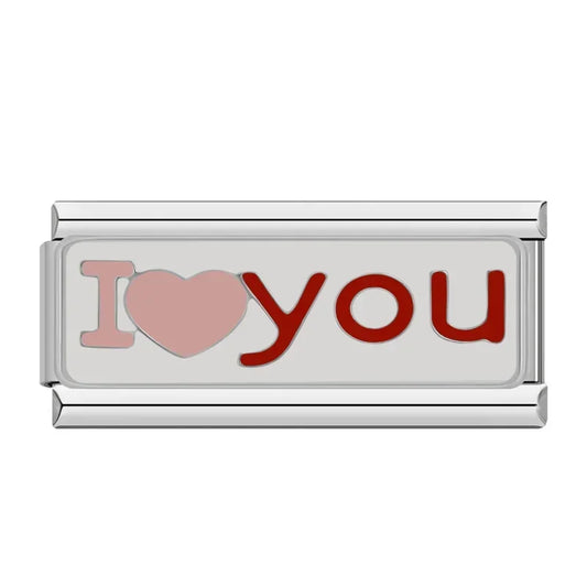 Double I Love You Charm