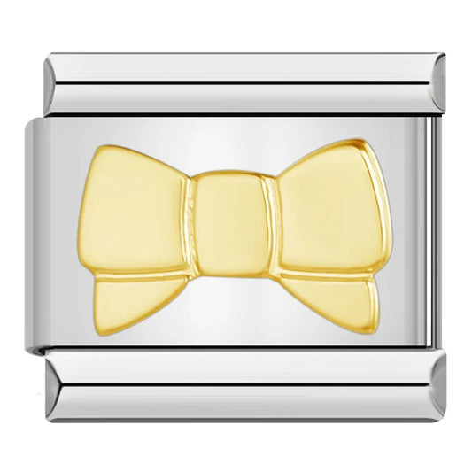 Golden Ribbon Charm