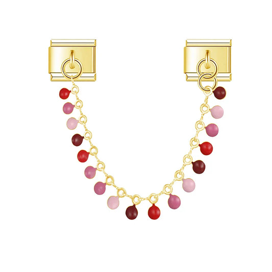 Pink Red Pendant Charm