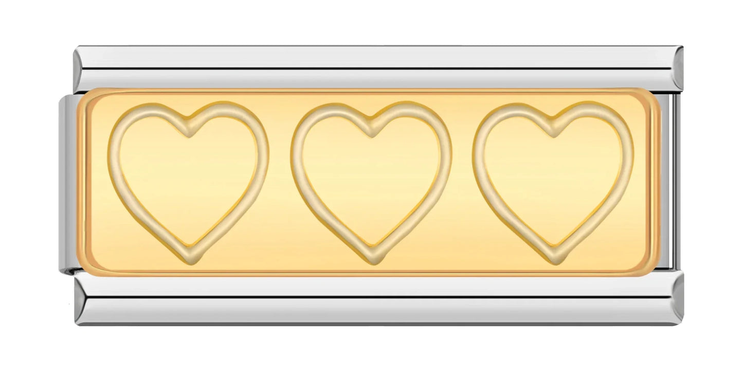 Double Hearts Charm