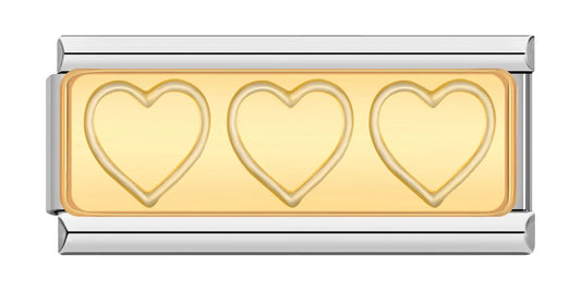 Double Hearts Charm