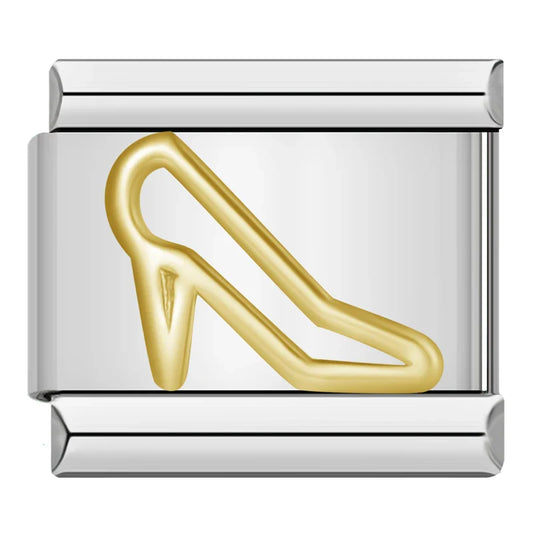 Golden High Heel Charm