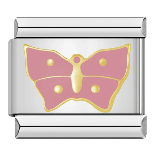 Pink Butterfly Charm