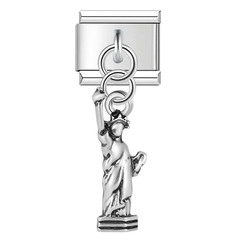 Hanging Statue of Liberty Charm