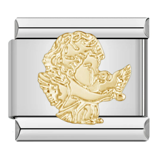 Angel with Dove Charm