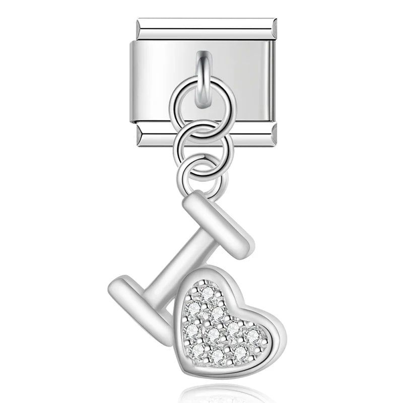 Hanging I Love Charm