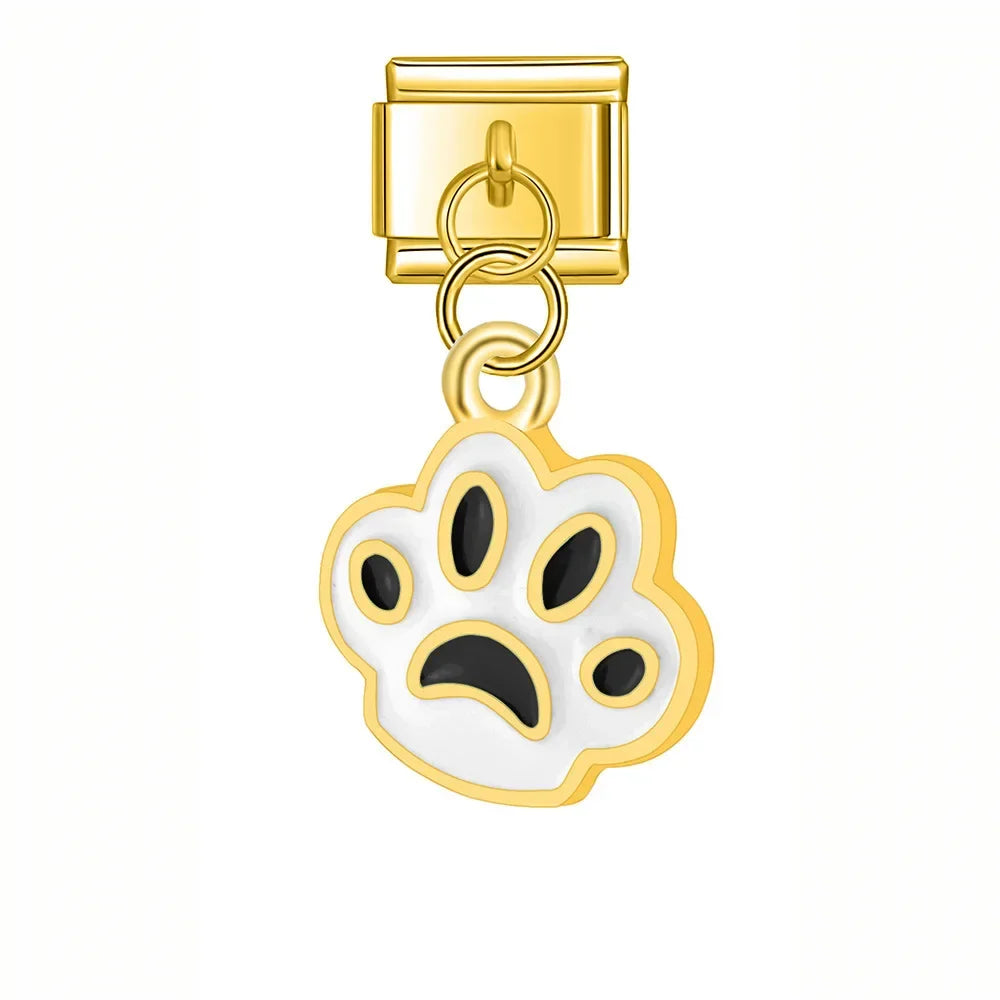 Hanging Black Paw Charm