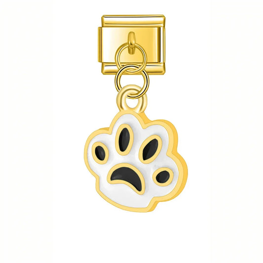 Hanging Black Paw Charm