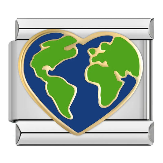 Earth Heart Charm