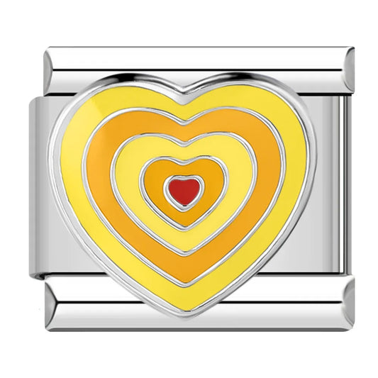 Yellow Heart Charm