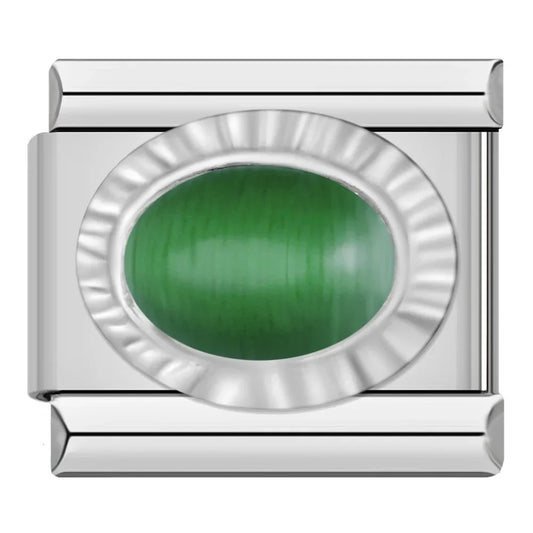 Green Stone Charm