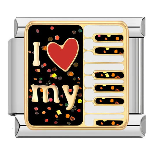 I Love My Keyboard Charm