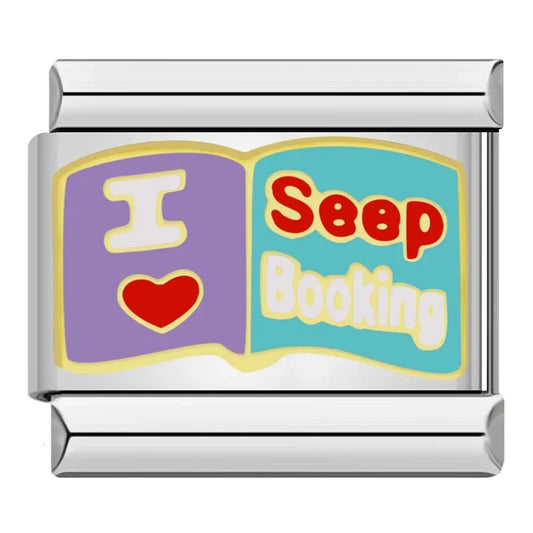 I Love Sleep Booking Charm