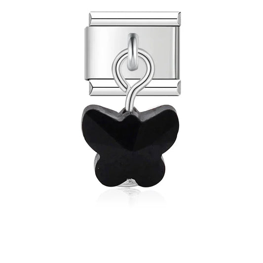 Black Butterfly Charm